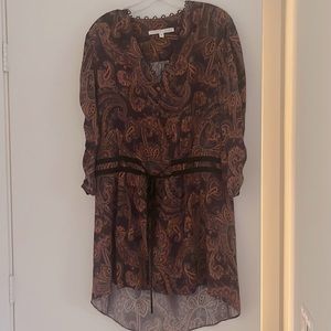 Veronica Beard Dress, supper flattering with the waist tie, 3/4 sleeves